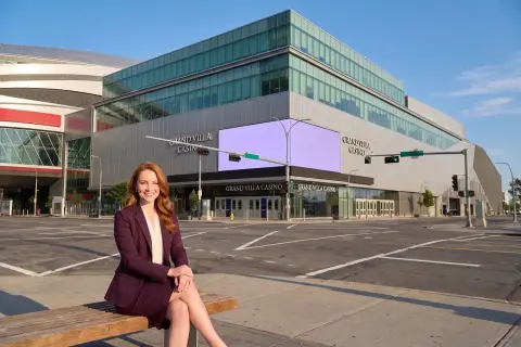 Grand Villa Casino on 104 Avenue beside Rogers Place