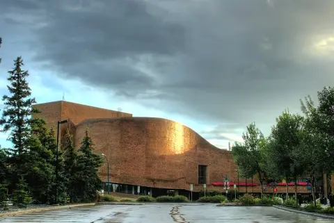 St. Albert Place, the civic building in downtown St. Albert